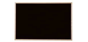 Tableau noir, cadre noir, 1.200 x 900 mm