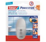 Powerstrips Crochet adhésif LARGE, métal, rectangulaire