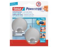 Powerstrips Crochet adhésif SMALL, métal, rond