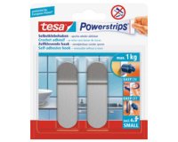 Powerstrips Crochet adhésif SMALL, métal, long