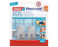 Powerstrips Crochet adhésif SMALL, métal, rectangulaire