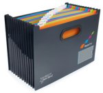 Trieur à soufflet SupaFile Rapesco 13 onglets - Noir