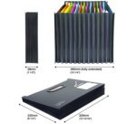 Trieur à soufflet SupaFile Rapesco 13 onglets - Noir