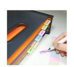 Trieur SupaFile Plus, A4+, 13 compartiments, noir