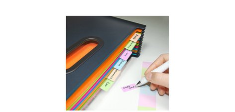 Trieur SupaFile Plus, A4+, 13 compartiments, noir