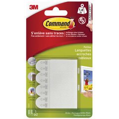 3M  Languettes accroches tableaux, taille: S, blanc