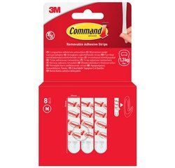 3M  Paquet de recharge languettes adhésives, blanc