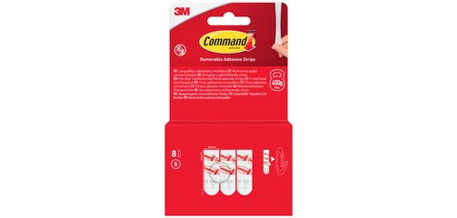 3M  Paquet de recharge languettes adhésives, blanc