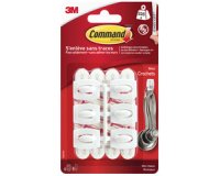 3M  Mini-crochet, plastique, taille: S, blanc