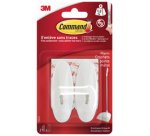 3M  Crochet avec pointe en métal, blanc, taille: M