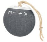 Haut-parleur bluetooth V4.2, dragonne, blanc/gris