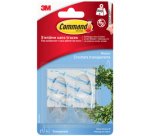 3M  Crochet, oval, plastique, transparent, taille: M