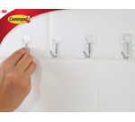 3M  Crochet avec pointe en métal, transparent