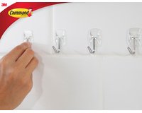 3M  Crochet avec pointe en métal, transparent