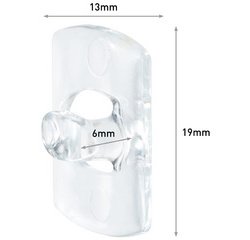 3M  Clip décoratif, plastique, taille XS, transparent