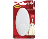 3M  Crochet pour vêtement, plastique taille XL blanc
