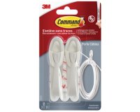 3M  Crochet porte-câbles, taille: M, blanc