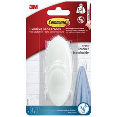 3M Badkamerhaak, plastic, wit, maat: M