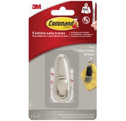 3M  Crochet en métal 'Classic', taille: S, argent