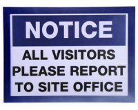 Exacompta Magnetic Display Pocket/Sign Holder (A4) - Blue