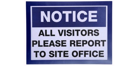 Pochette d'affichage magnétique A4 - Bleu