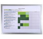 Pochette d'affichage magnétique A3 Exacompta - Argent