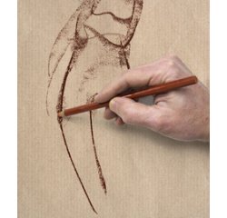 Block kraftpapier, geleimt, 100 blatt a3 120g