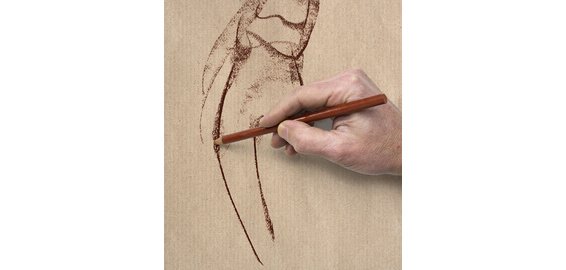 Bloc papier dessin 'KRAFT', A3, 120 g/m2