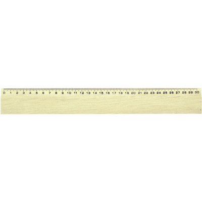 Houten meetlat 300 mm beuk zonder handvat