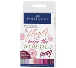 FABER-CASTELL Feutre PITT artist pen, étui de 8