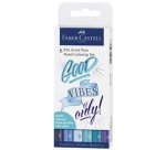 FABER-CASTELL Feutre PITT artist pen, étui de 6