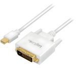 Câble adaptateur Mini DisplayPort - DVI, blanc