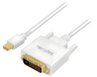Câble adaptateur Mini DisplayPort - DVI, blanc