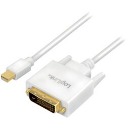 Câble adaptateur Mini DisplayPort - DVI, blanc