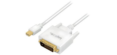 Câble adaptateur Mini DisplayPort - DVI, blanc