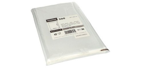 Sachet plat transparent
