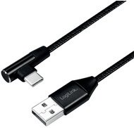 Câble USB 2.0, USB-A - USB-C mâle, 0,3 m, noir