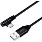 Câble USB 2.0, USB-A - USB-C mâle, 0,3 m