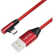 Câble USB 2.0, USB-A - USB-C mâle, 1,0 m, rouge