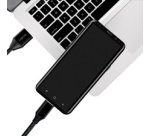 Câble USB 2.0, USB-A - USB-C mâle, 1,0 m, noir