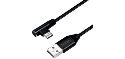 Câble USB 2.0, USB-A - Micro USB, 0,3 m