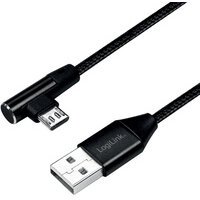 Câble USB 2.0, USB-A - Micro USB, 0,3 m