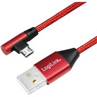 Câble USB 2.0, USB-A - Micro USB, 0,3 m