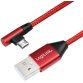 Câble USB 2.0, USB-A - Micro USB, 0,3 m