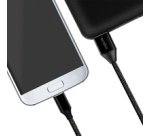 Câble USB 2.0, USB-A - Micro USB, 0,3 m