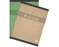 Cahier piqué conquérant sept papier recyclé encre offset base végétale a4+ 24x32cm 96 pages 70g séyès