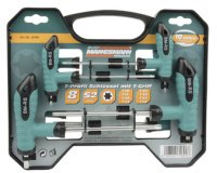 BRÜDER MANNESMANN Kit de clés Allen, 8 pièces