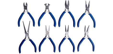 Kit de pinces pour électronique, 8 pièces