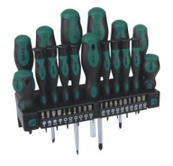 BRÜDER MANNESMANN Kit de tournevis, 37 pièces
