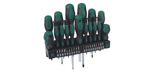 BRÜDER MANNESMANN Kit de tournevis, 37 pièces